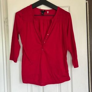 H&M red top